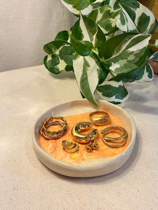 Ember Nerikomi Trinket Dish