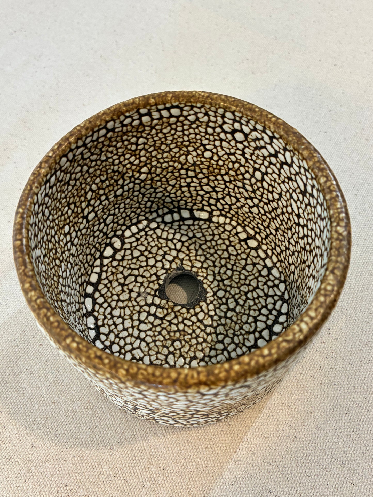 Desert Crackle Small Planter