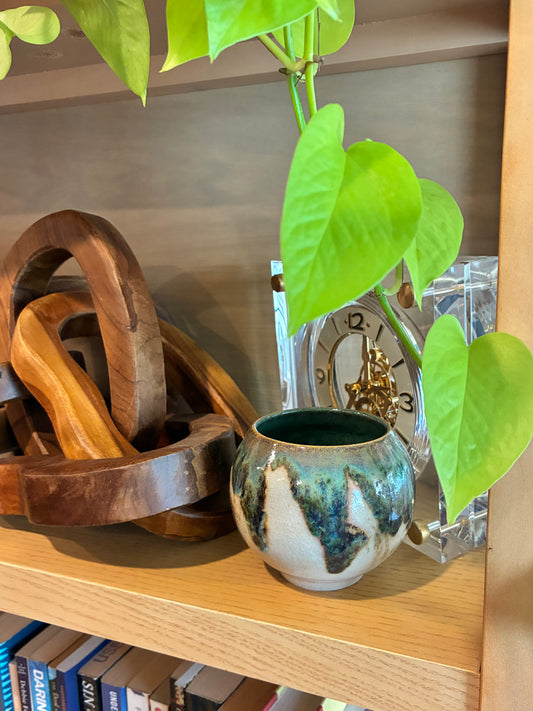 Patina Mini Moon Planter