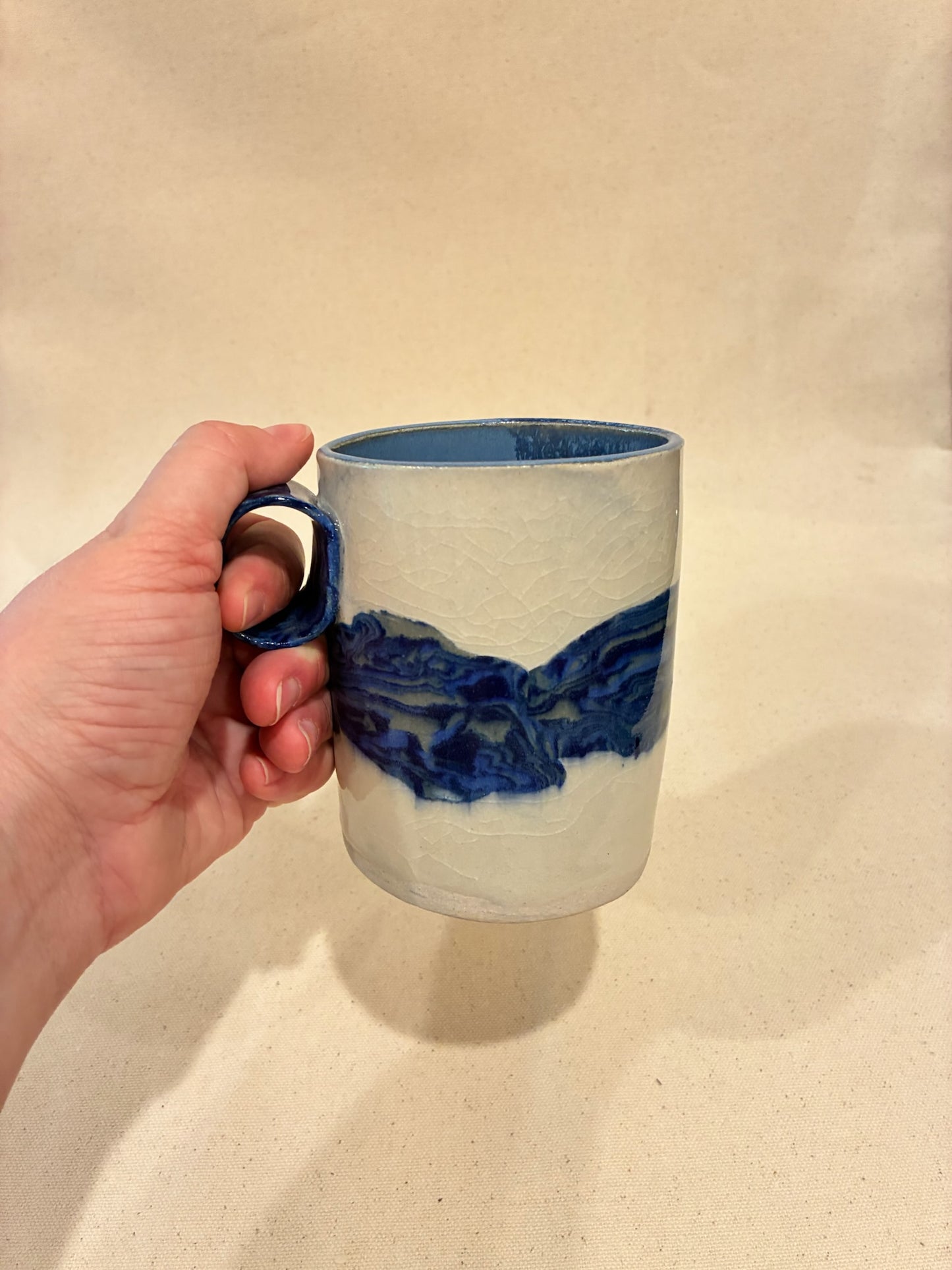 Ring Handle Gaia Nerikomi Mug