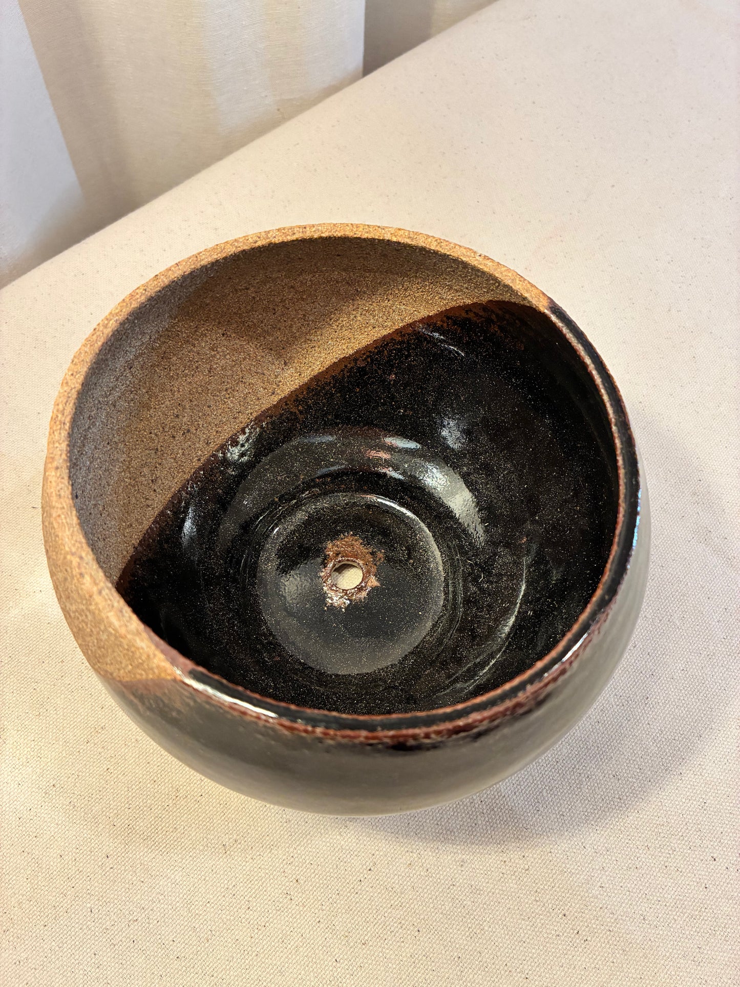 Espresso Moon Planter