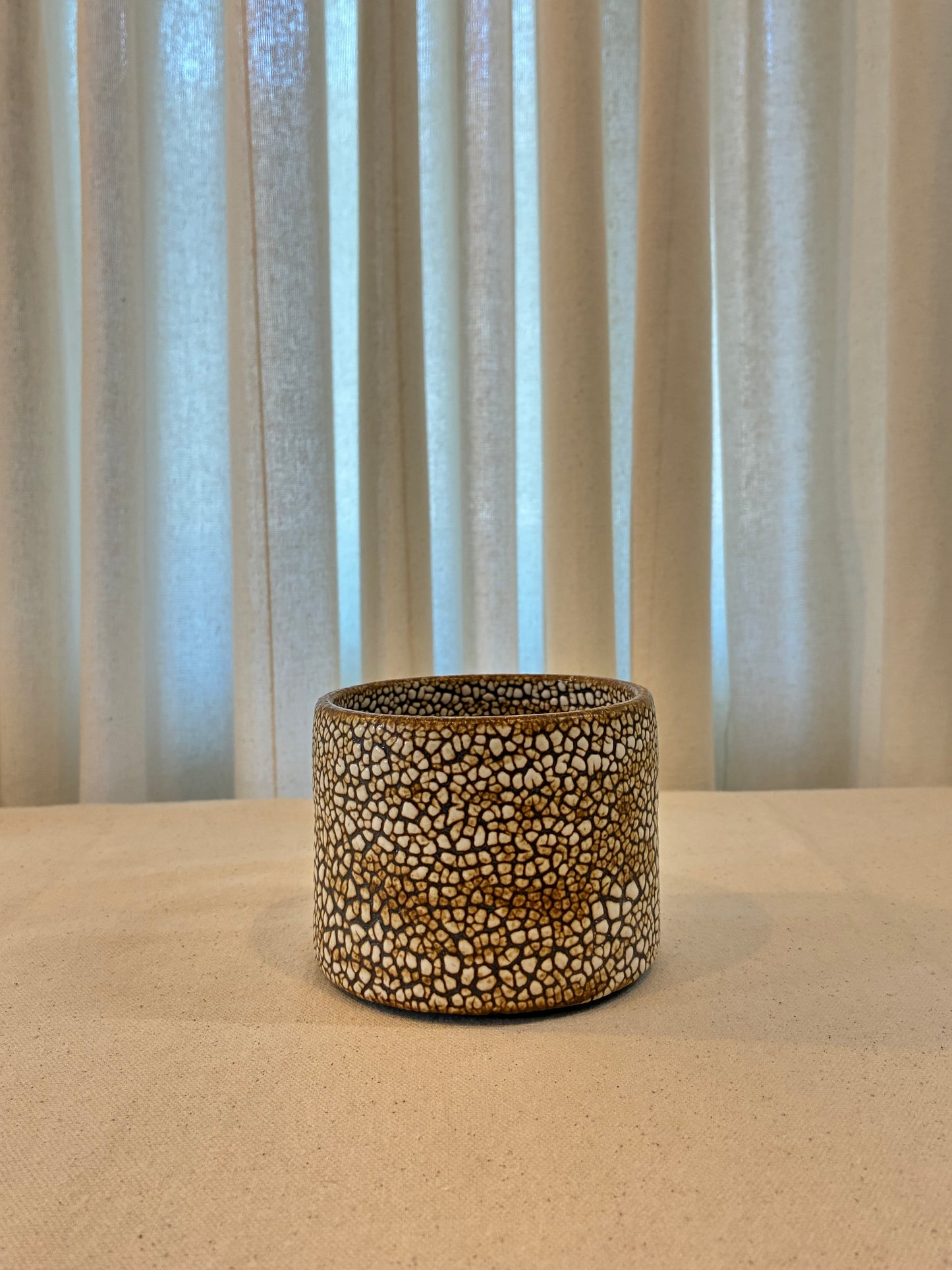 Desert Crackle Small Planter