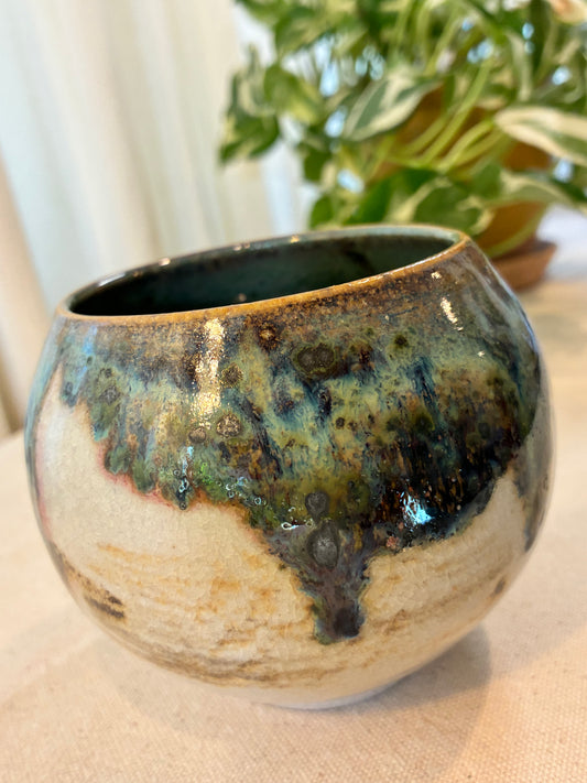 Patina Mini Moon Planter