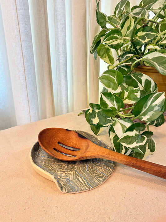 Topographic Nerikomi Spoon Rest