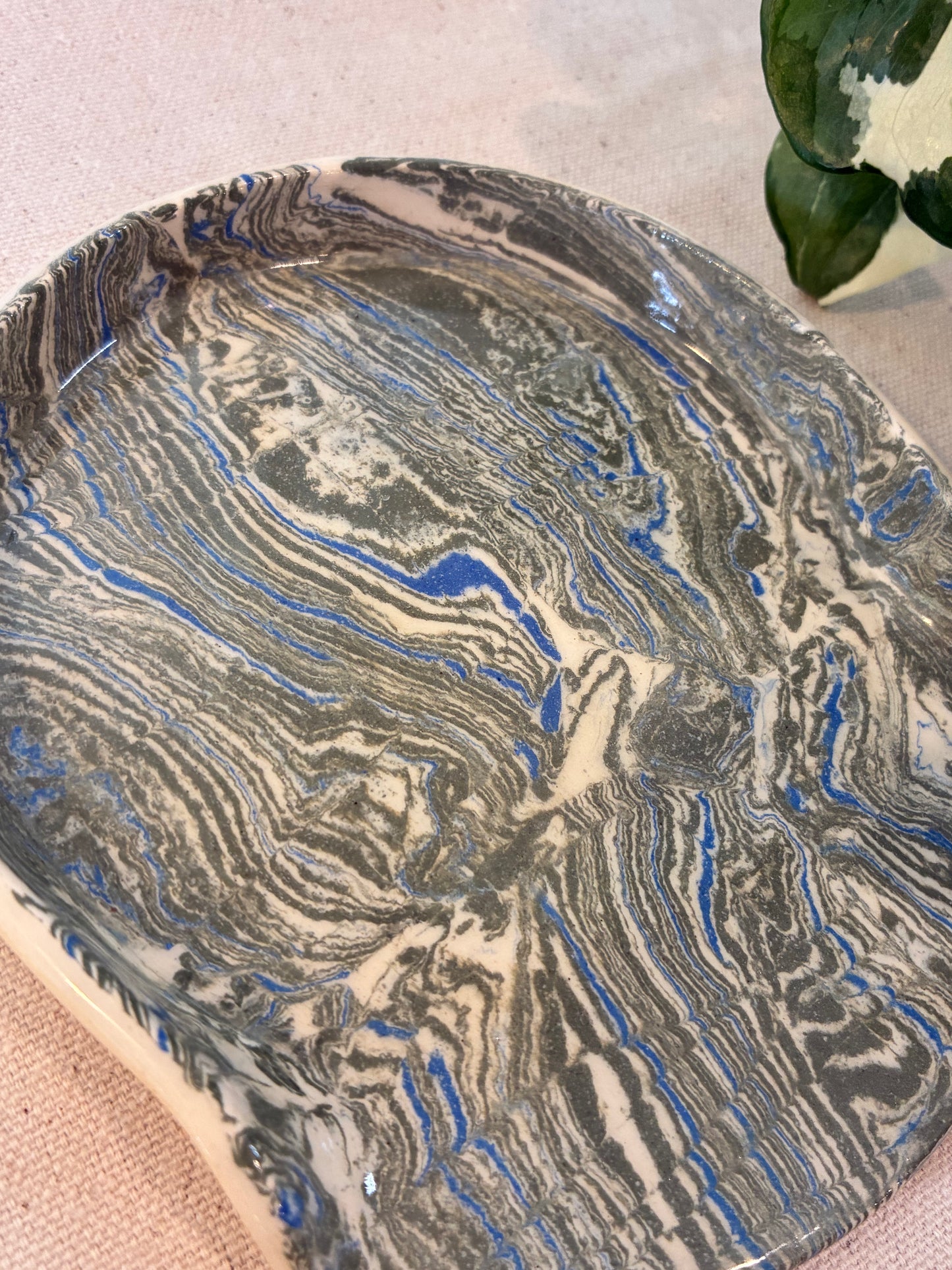 Topographic Nerikomi Spoon Rest