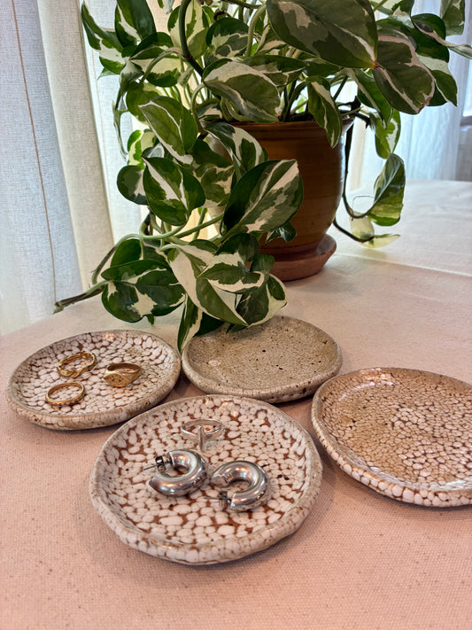 Desert Crackle Trinket Dish